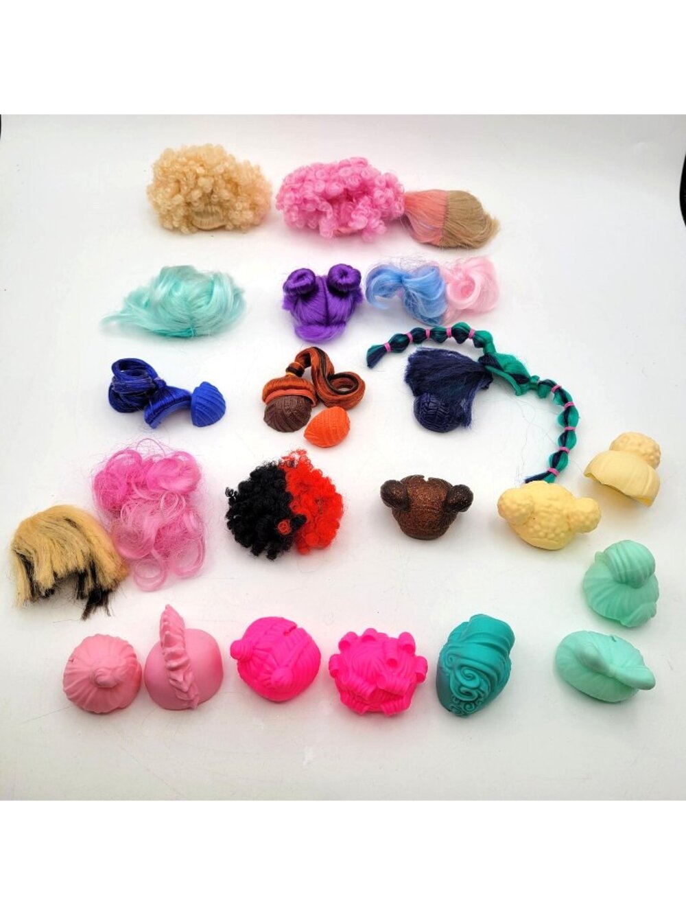 MGA Entertainment LOL SURPRISE Doll WIGs & HAIRPIECES Lot 27 Pieces